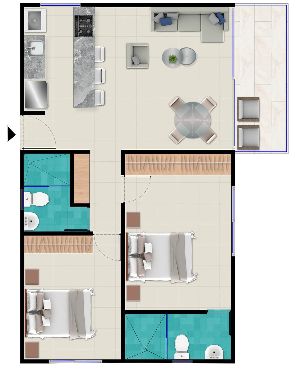 Apartamento Tipo 2 imagen 1